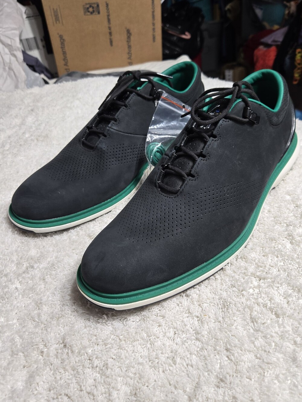 Nike Air Jordan ADG 4 x Eastside Golf Shoes Green Black FJ0850-001 Men's Sz 13